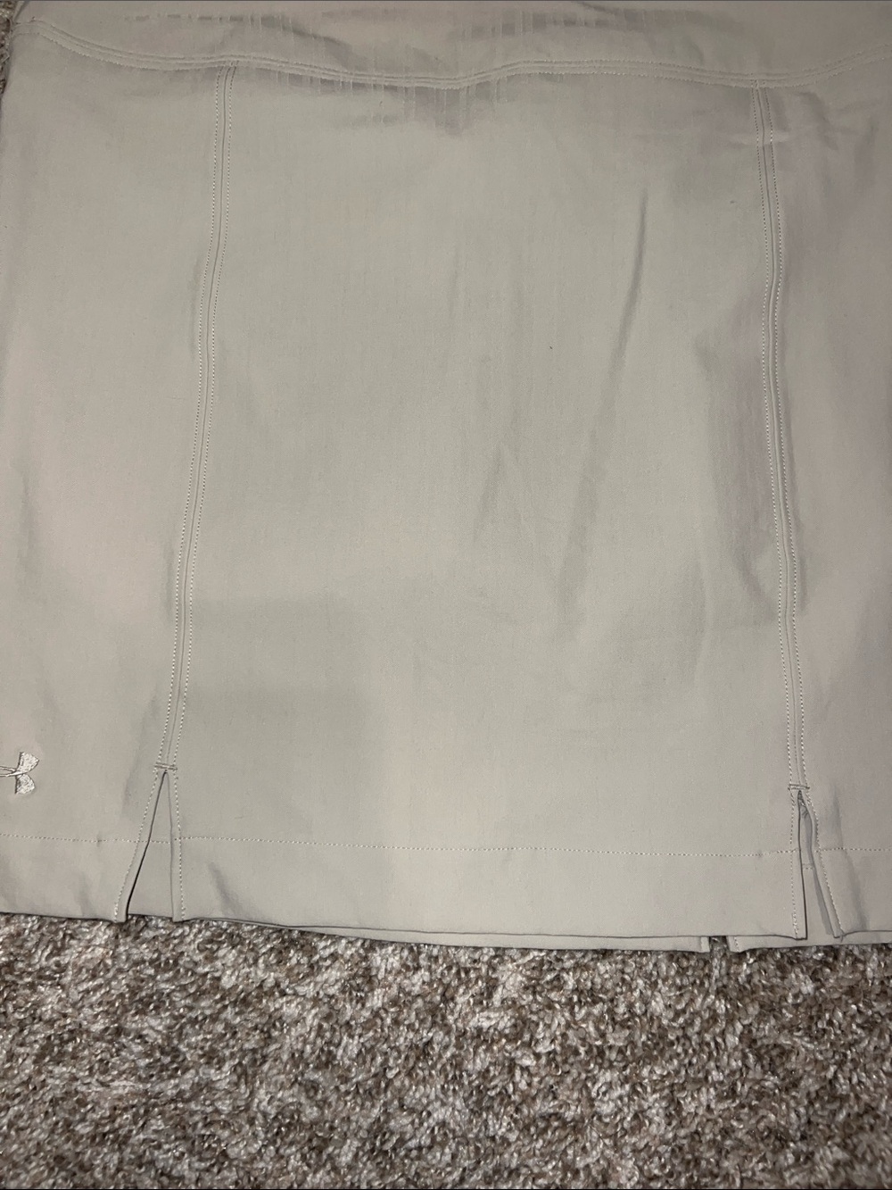 NWT! Under Armour Relaxed Fit Khaki Performance Golf Skort size 6! - Picture 3 of 16
